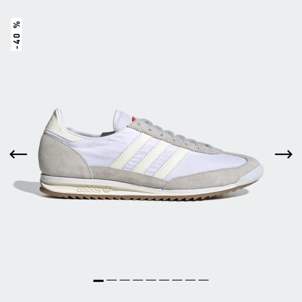 Adidas Lotta Volkova in White. Size 5.5 US Men.